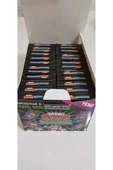 BRAWL Star Yenilmez Savaşcılar Sürpriz Hologramlı 24 Kutu Içinde 240 Adet Oyun Kartı - 2