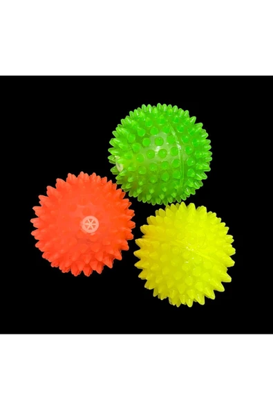 ERGOTYPE Dokunsal Duyusal Sesli Dikenli Top 6,5cm - 2