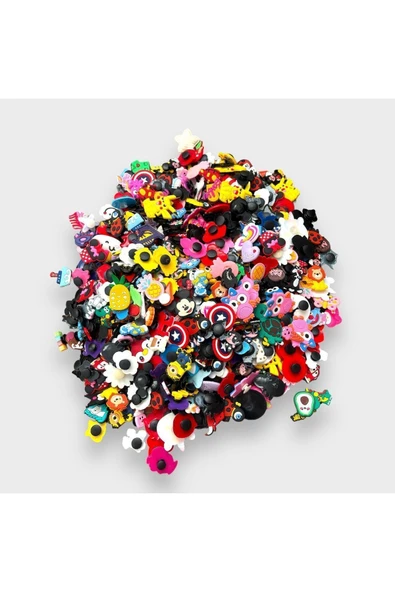 YKD Evrim Akdamar-çocuk Cross Terlik Süsü Yapışkanlı ( 15 Adet Karışık Gönderilir ) - 2