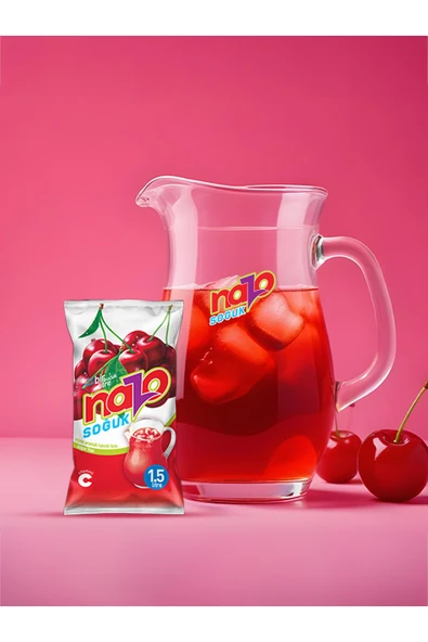 NAZO 9gr Vişne Aromalı Toz Içecek 24'lü - 4