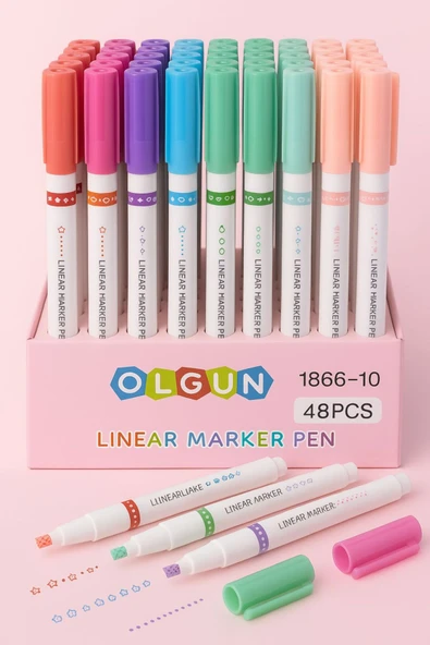 MyClean Roller Linear Yıldız Çiçek Kalp Kar Desenli Şekilli İşaretleme Kenar Çizme Kalemi 1Adet - 2