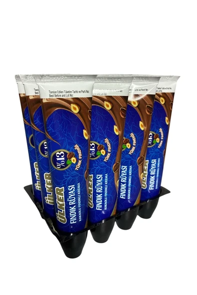 Ülker Fındık Rüyası Tüp Çikolata 30 Gram x 12 Adet (Toplam 360 Gram)