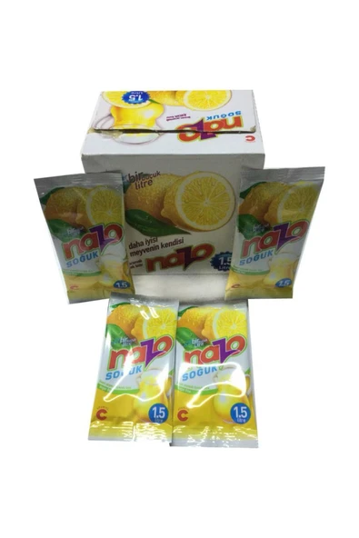 NAZO Limon Aromalı Içecek Tozu 9 gr 24'lü - 5