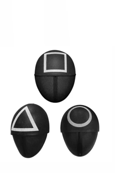 Metaverse Squid Game Asker Maskesi 3'lü  Set