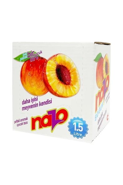 NAZO 9 Gr. Şeftali Aromalı Toz İçecek 24 Lü - 7