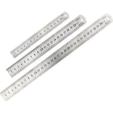 Paslanmaz Çelik Cetvel 20 Cm