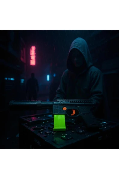 MyClean yumuşak mermi silahı oyuncak tabanca glock - 3