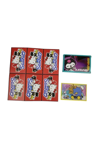 leo butik Kromi Oyun Kartı Sticker 6+1 Kart X 24 Kart - 4
