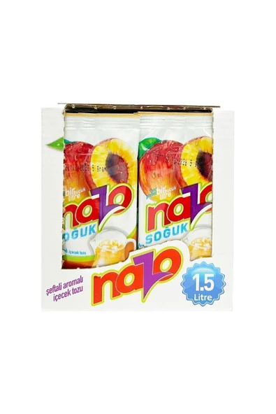 NAZO 9 Gr. Şeftali Aromalı Toz İçecek 24 Lü - 5