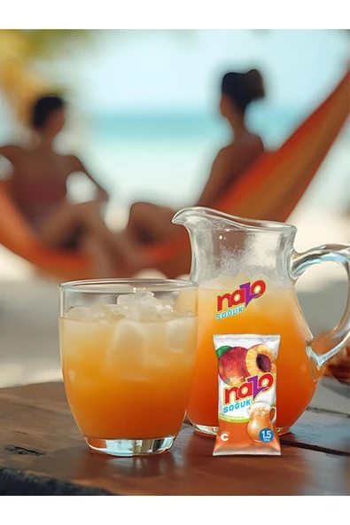 NAZO 9 Gr. Şeftali Aromalı Toz İçecek 24 Lü - 3