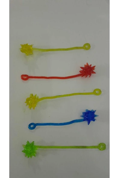 fresh in city Cama Yapışan Elastik Vinil Esnek Topuz Renkli Uzayan Eğlence Parti 1 Adet