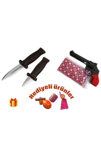 Mr Clean Şaka Bıçağı +Pat Pat Tabanca+ [ Yanında Seçili Hediyelerden Biri...]