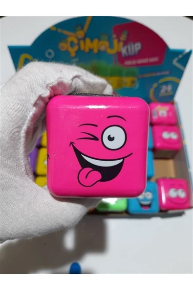 Sezen Çim Adam Çimoji Küp Çok Renkli 1 Adet - 8