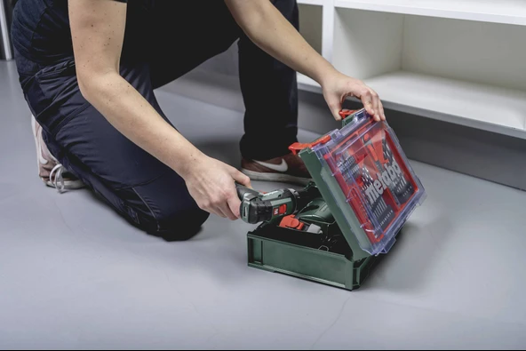 Metabo  Akülü Matkap Powermaxx Bs Basix Set 12V + LC 0 Parça - 6