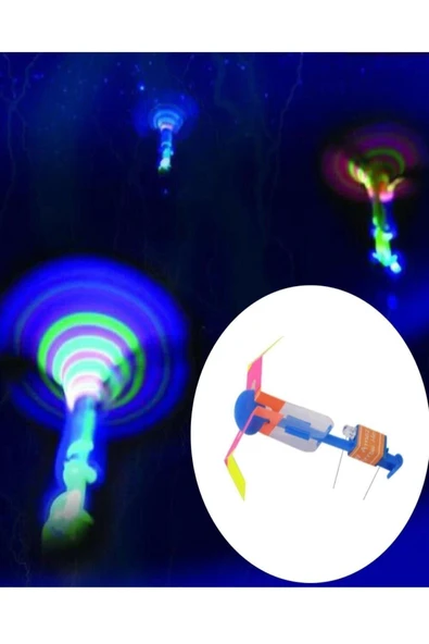 AY TİCARET Parlayan Işıklı Fırlatmalı Çocuklar İçin Eğlenceli Sapan - 3