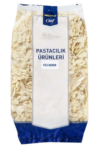 Metro Chef File Badem 1 KG Pastacılık Pasta Tatlı Şef Mutfak