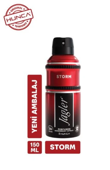 JAGLER DEODORANT STORM 150ML ERKEK ORJINAL ÜRÜN ürün görseli