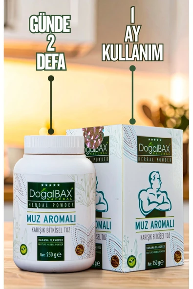 DOGALBAX Bitkisel Enerji ve Besin Desteği 250 gr - Resim 6