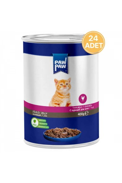Tavuk Etli Yavru Kedi Konservesi 400 Gr ( 24 ADET ) ürün görseli