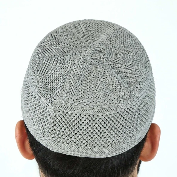 Lüks Nisa Kalıp Takke Gri - 3