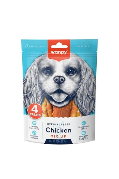 Wanpy Tavuklu Karışık Köpek Ödülü 150 Gr - 1