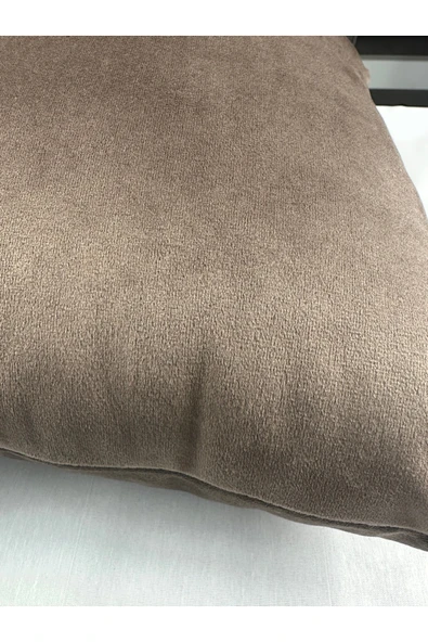 HHKARTS Fermuarlı Kadife Kırlent Kılıfı 40x40 - Resim 5