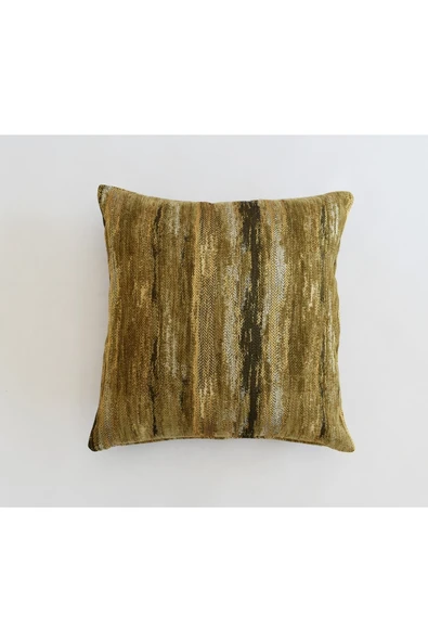 oushak Etnik Desenli Dekoratif Yastık Kılıfı 4'lü Çift Taraflı Şönil Dokuma Gizli Fermuarlı Kırlent Kılıfı - Resim 2