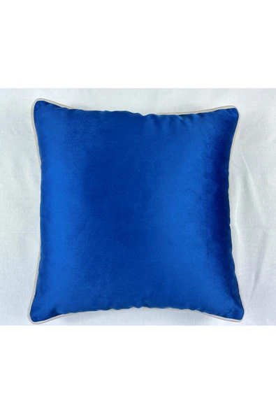 HHKARTS Kadife Biyeli Kırlent Kılıfı 40x40 ürün görseli