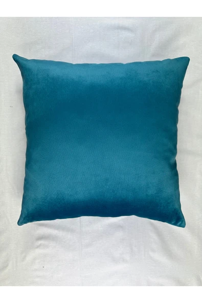 HHKARTS Fermuarlı Kadife Kırlent Kılıfı 40x40 - Resim 3