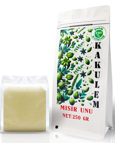 KAKULEM GLUTENSİZ SERTİFİKALI Ata Tohum Yerli Mısır Unu 250 GR