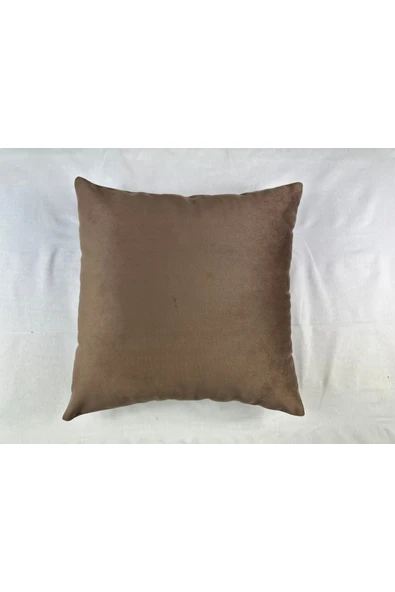 HHKARTS Fermuarlı Kadife Kırlent Kılıfı 40x40 - Resim 3