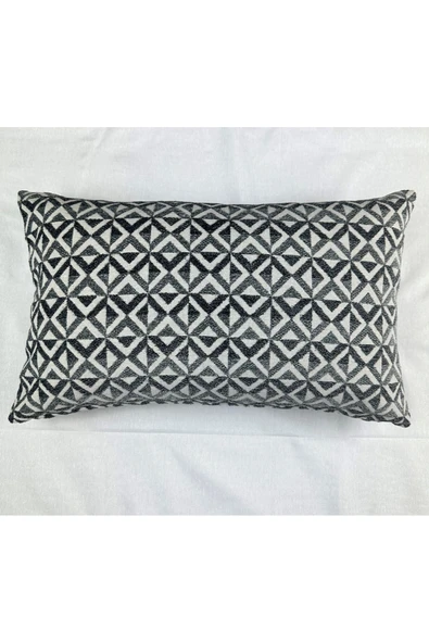 HHKARTS Şönil Kırlent Kılıfı Dekoratif Renkli 30X50 - Resim 2