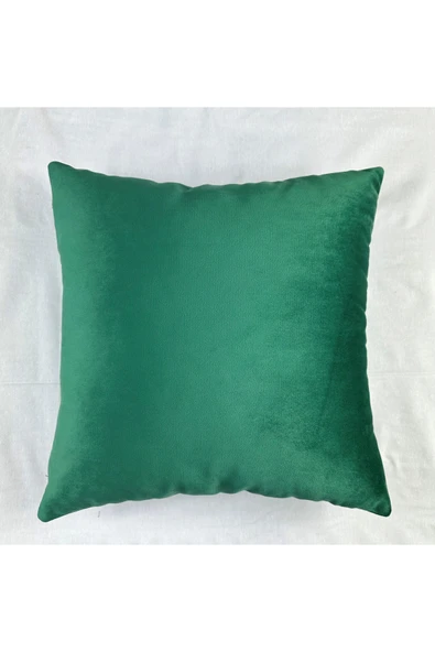 HHKARTS Fermuarlı Kadife Kırlent Kılıfı 40x40 - Resim 3