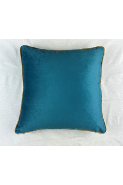 HHKARTS Kadife Biyeli Kırlent Kılıfı 40x40 - Resim 3