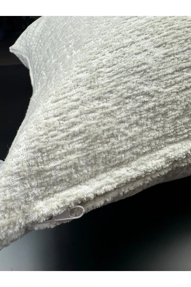 HHKARTS Dekoratif Şönil Kırlent Kılıfı 40X40 - Resim 5