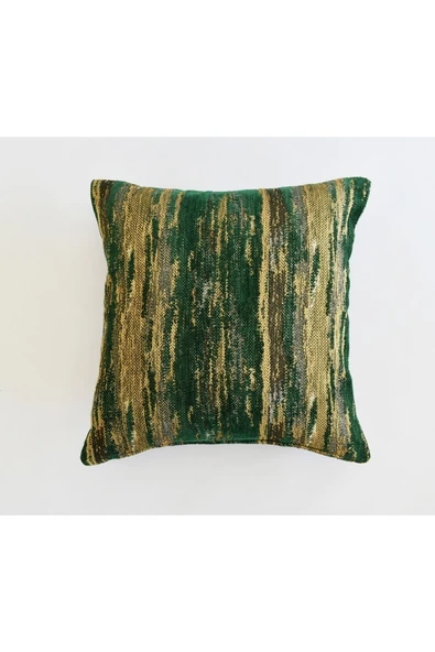 oushak Etnik Desenli Dekoratif Yastık Kılıfı Çift Taraflı Şönil Dokuma Gizli Fermuarlı Etnik Kırlent Kılıfı ürün görseli