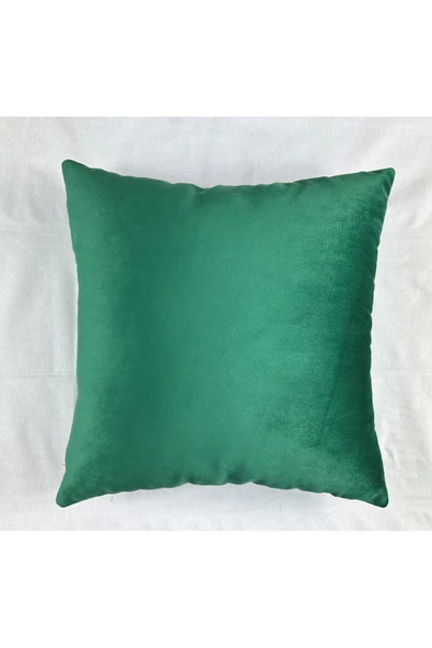 HHKARTS Fermuarlı Kadife Kırlent Kılıfı 40x40 ürün görseli