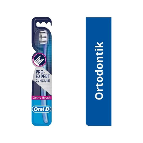 Oral B Pro-Expert Clinic Line Ortho Brush Ortodontik Diş Fırçası ürün görseli 1