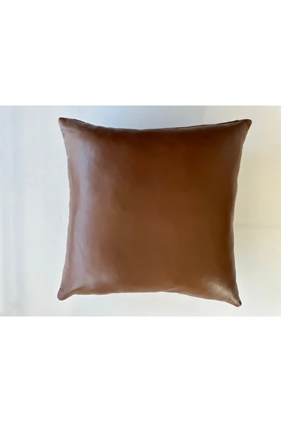 HHKARTS Çift Taraflı Gerçek Deri Yastık Kılıfı 40x40 2'li - 3