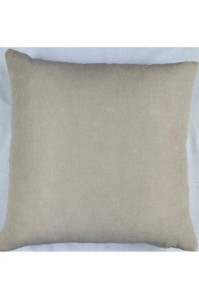 HHKARTS Çiçek Desenli Nakışlı Kırlent Kılıfı Fermuarlı 40x40 2'li - Resim 5