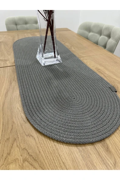 HHKARTS Jüt Ip Runner Gri - Resim 6