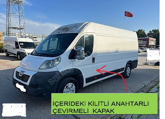 Peugeot  BOXSER Yakıt Mazot Depo Kapağı Anahtarlı Kilitli İç Depo Kapağı Anahtar ve Şifre içinde takılıdır Fiat DUCATO ve Cıtroen JUMPER aynıdır Kaliteli Yan Sanayi Türk Malıdır - 7