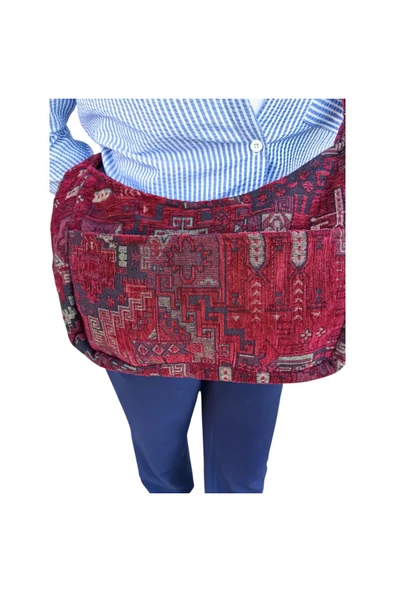 HHKARTS Kırmızı Etnik Çapraz Çanta - 2