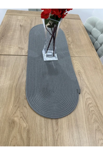 HHKARTS Jüt Ip Runner Gri ürün görseli