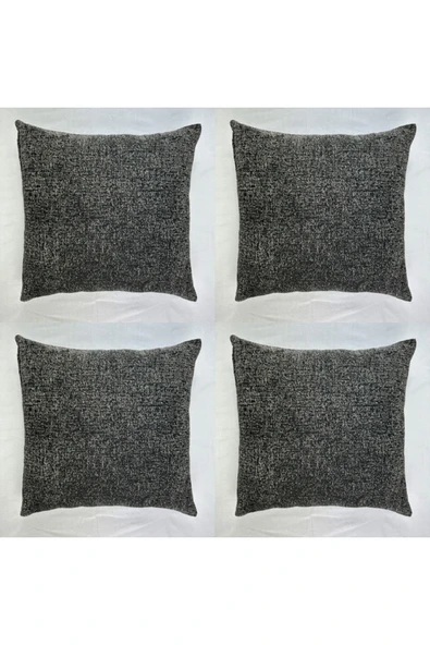 HHKARTS Dekoratif Şönil Kırlent Kılıfı 4'lü 40x40 ürün görseli