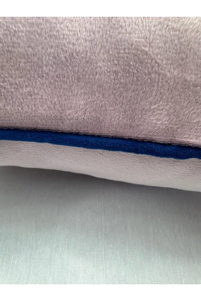 HHKARTS Kadife Biyeli Kırlent Kılıfı 40x40 - Resim 6