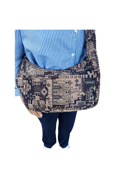 HHKARTS Etnik Kumaş Çapraz Çanta ürün görseli