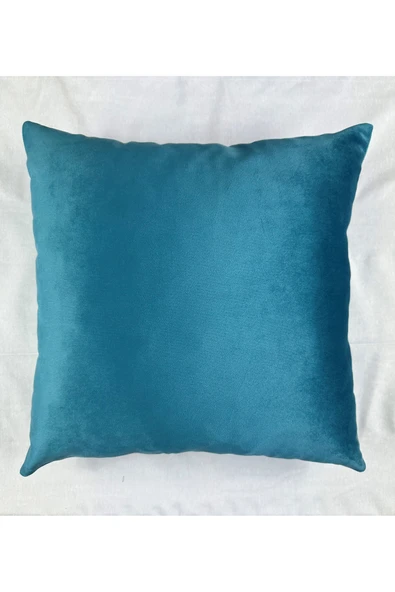 HHKARTS Fermuarlı Kadife Kırlent Kılıfı 40x40 - Resim 2