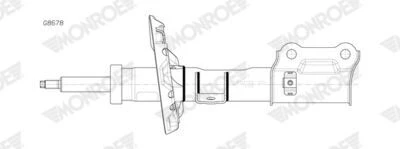 ARKA AMORTİSÖR L/R ALFA ROMEO 156 1.6 1.8 16V 1.9JTD 2.0 2.4JTD 2.5 1997-2005 GAZLI  60680817 ürün görseli