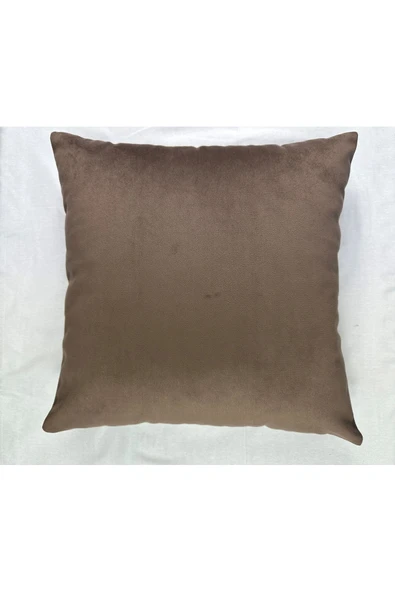 HHKARTS Fermuarlı Kadife Kırlent Kılıfı 40x40 ürün görseli